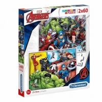 Toysrus  Los Vengadores - Puzzle 2x60 piezas