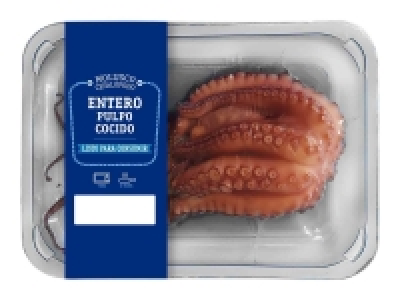 Pulpo entero cocido 10.99 €