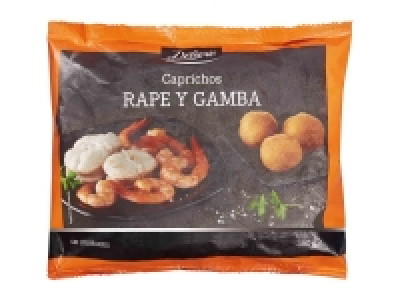 Caprichos de rape y gambas