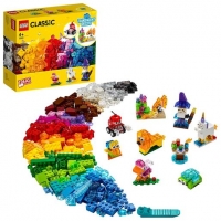 Toysrus  LEGO Classic - Ladrillos creativos transparentes - 11013