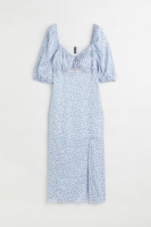 Vestido de satén con manga puffy 17.99 €