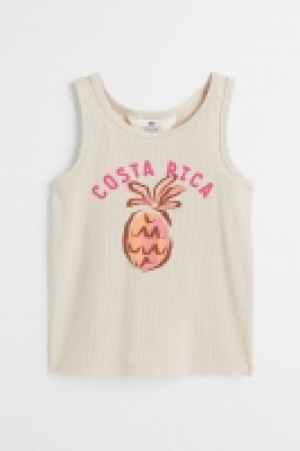 Camiseta sin mangas en punto de algodón 2.49 €