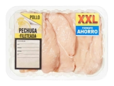 Lidl  Pechuga de pollo fileteada XXL