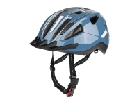 Lidl  Casco de ciclismo unisex con luz trasera azul/ gris