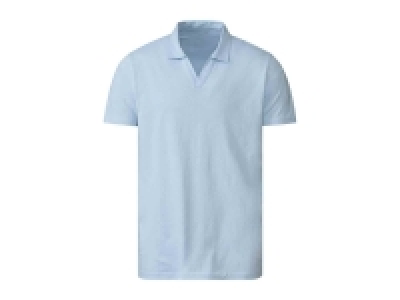 Polo de lino manga corta para hombre