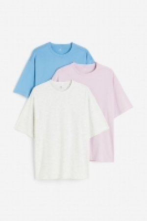 HM  Pack de 3 camisetas Relaxed Fit
