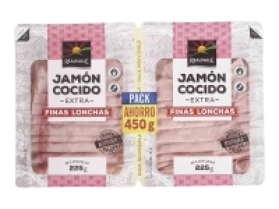 Jamón cocido extra finas lonchas 3.29 €