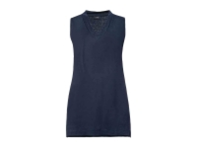 Camiseta de lino larga para mujer