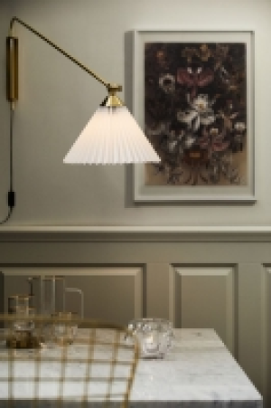 L&aacute;mpara de pared con pantalla plisada 44.99&nbsp;&euro;