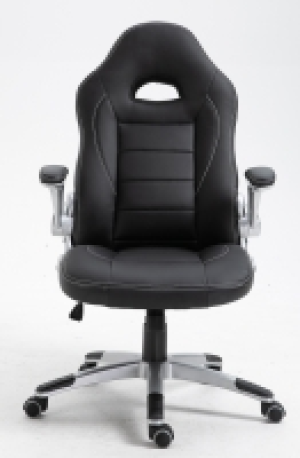 Bricoking  SILLA ESTUDIO GAMING VICTORIA BRAZOS ABATIBLES NEGRO