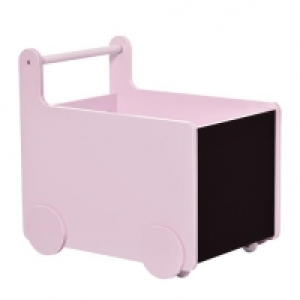 Toysrus  Homcom - Cajón juguetero de madera Rosa