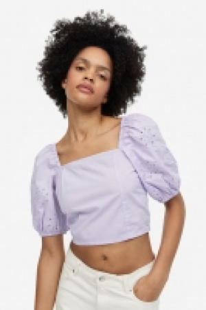 HM  Blusa con manga puffy