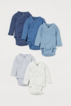 Pack de 5 bodies cruzados 12.99 €