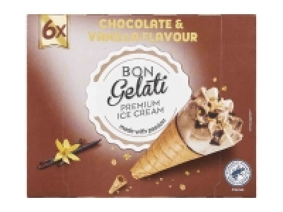 Helado conos Twin
