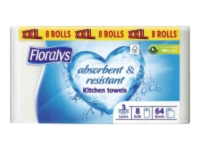 Lidl  Papel de cocina 3 capas XXL