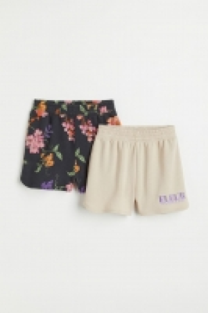 Pack de 2 pantalones cortos en tejido sudadera 5.99 €