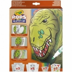 Crayola - Set de actividades con dinosaurios en color Pops