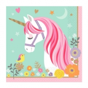 Pack 16 Servilletas de Unicornios