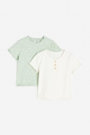 Pack de 2 camisetas de canalé 6.99 €