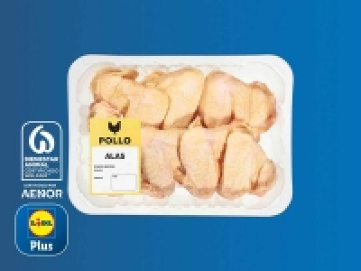 Alitas pollo enteras 2.99 €