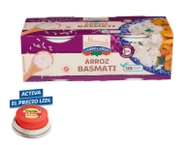 Arroz basmati en vasitos 1.05 €