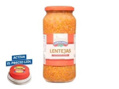 Lentejas precocinadas 0.43 €