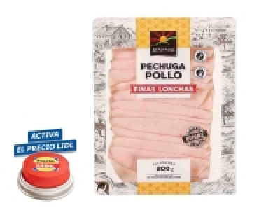 Pechuga de pollo finas lonchas 1.49 €