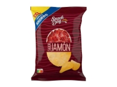Patatas onduladas sabor jamón XXL