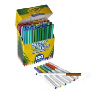 Toysrus  Crayola - 100 rotuladores lavables con super punta