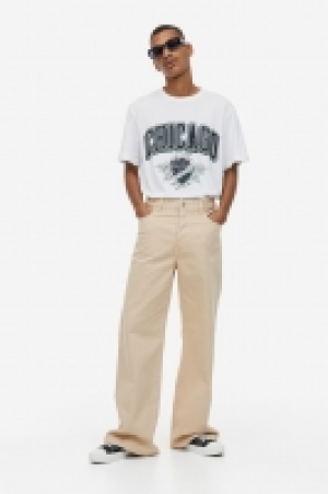 HM  Pantalón de sarga Bootcut Loose Fit