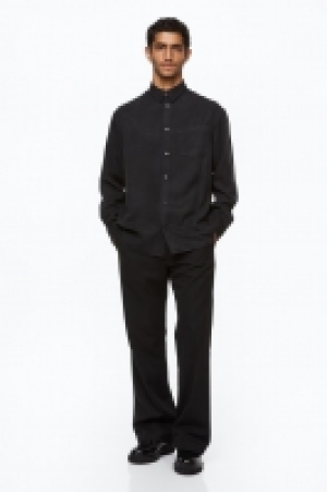 HM  Camisa de lyocell Relaxed Fit