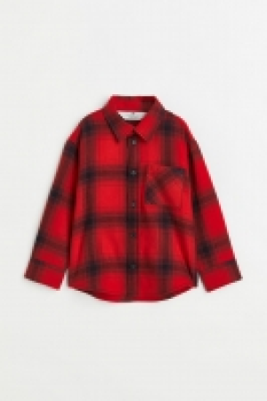 HM  Camisa en franela de algodón