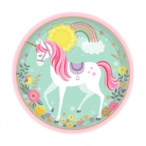 Toysrus  Pack 8 Platos de Unicornios