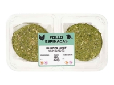 Lidl  Burger de pollo con espinacas