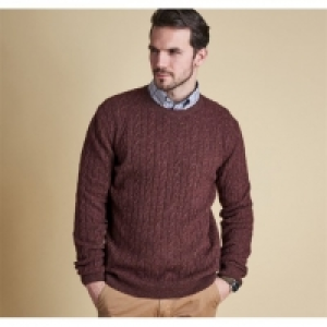 AireLibre Barbour Barbour Essential Cable Crew Brown