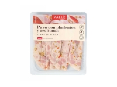 Lidl  Valle® Pavo con pimientos y aceitunas lonchas finas