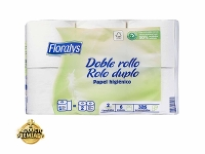 Papel higiénico doble rollo