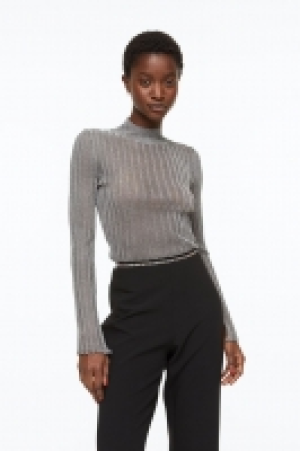 HM  Glittery turtleneck top