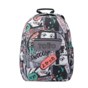 Toysrus  Totto - Mochila escolar adaptable a carro manga Acuareles