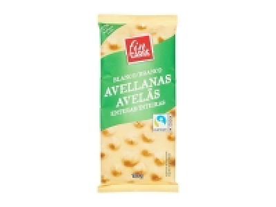 Lidl  Chocolate blanco con avellanas enteras