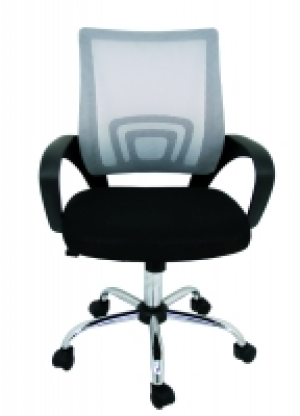 SILLA ESTUDIO INFANTIL MARTINA NEGRO/GRIS