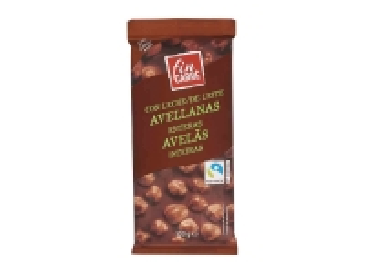 Lidl  Chocolate con leche con avellanas enteras