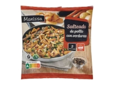 Salteado de pollo con verduras