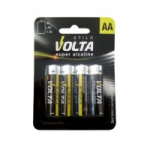 Pilas Alcalinas AA V1,5 4 unid 2.99 €