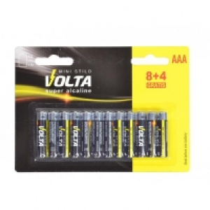 Pilas Alcalinas AAA V1,5 12 unid 7.99&nbsp;&euro;
