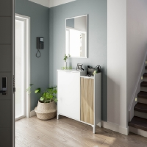 RECIBIDOR ETHNA BLANCO ARTIK/NATUR