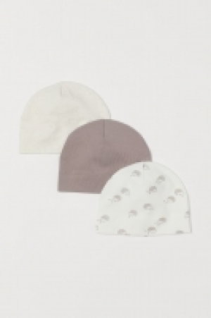 HM  Pack 3 gorros de algodón