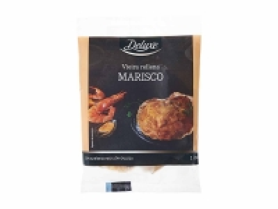 Vieira gratinada con marisco