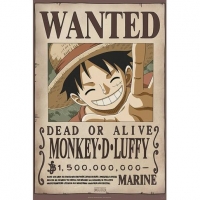 Toysrus  One Piece - Póster Luffy Wanted Se busca