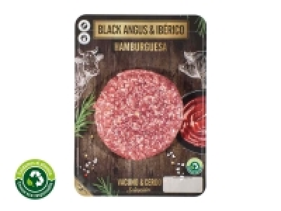 Hamburguesa de cerdo ibérico y Angus